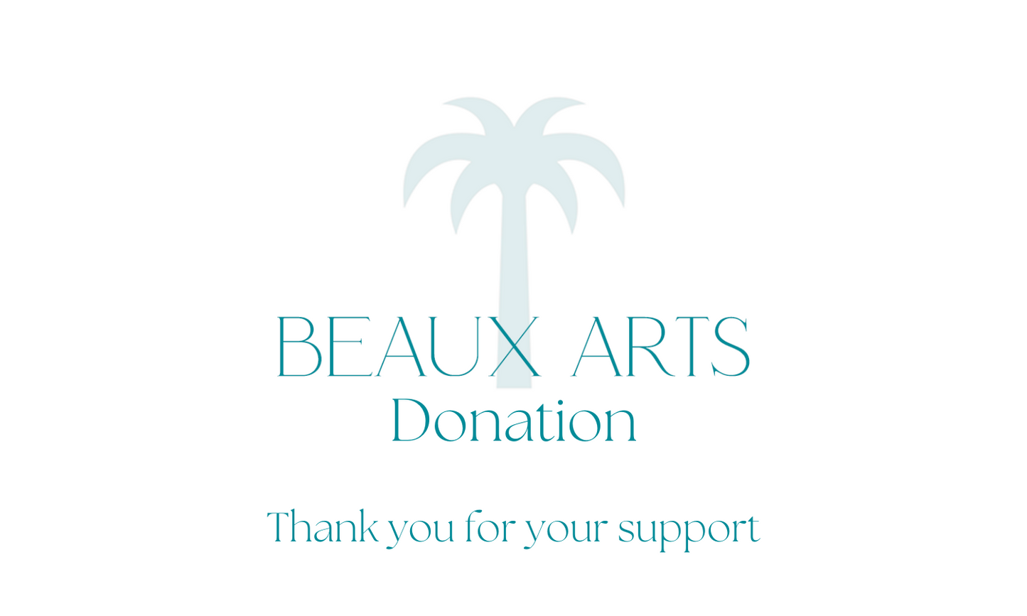 Donation to Beaux Arts
